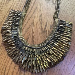 Stella and Dot Pegasus statement necklace